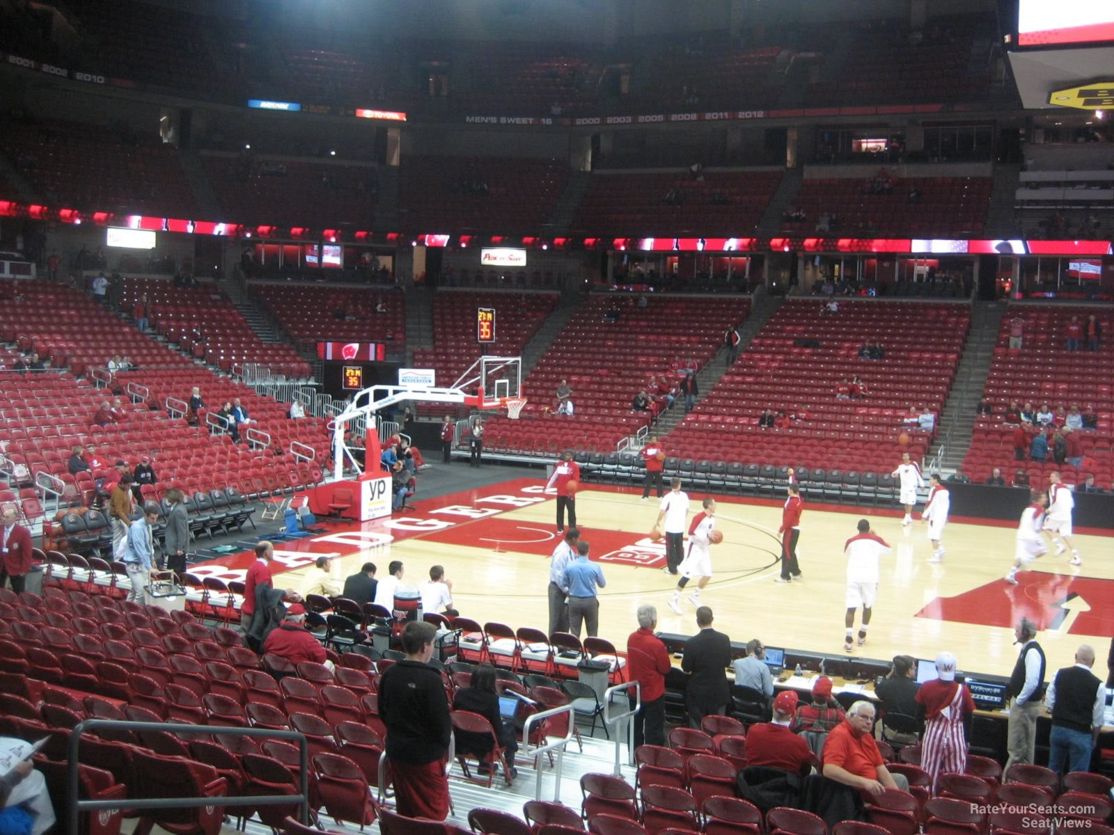 section 122 seat view  for basketball - kohl center