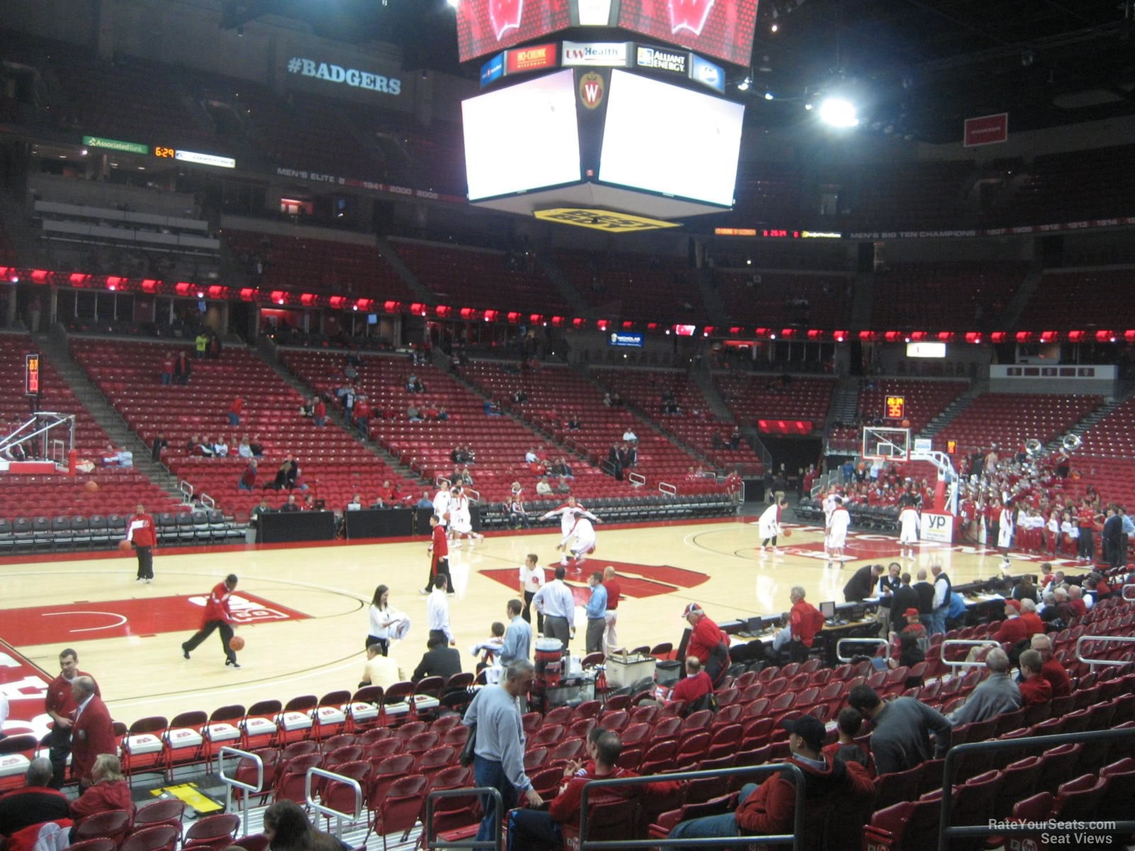 section 124 seat view  - kohl center