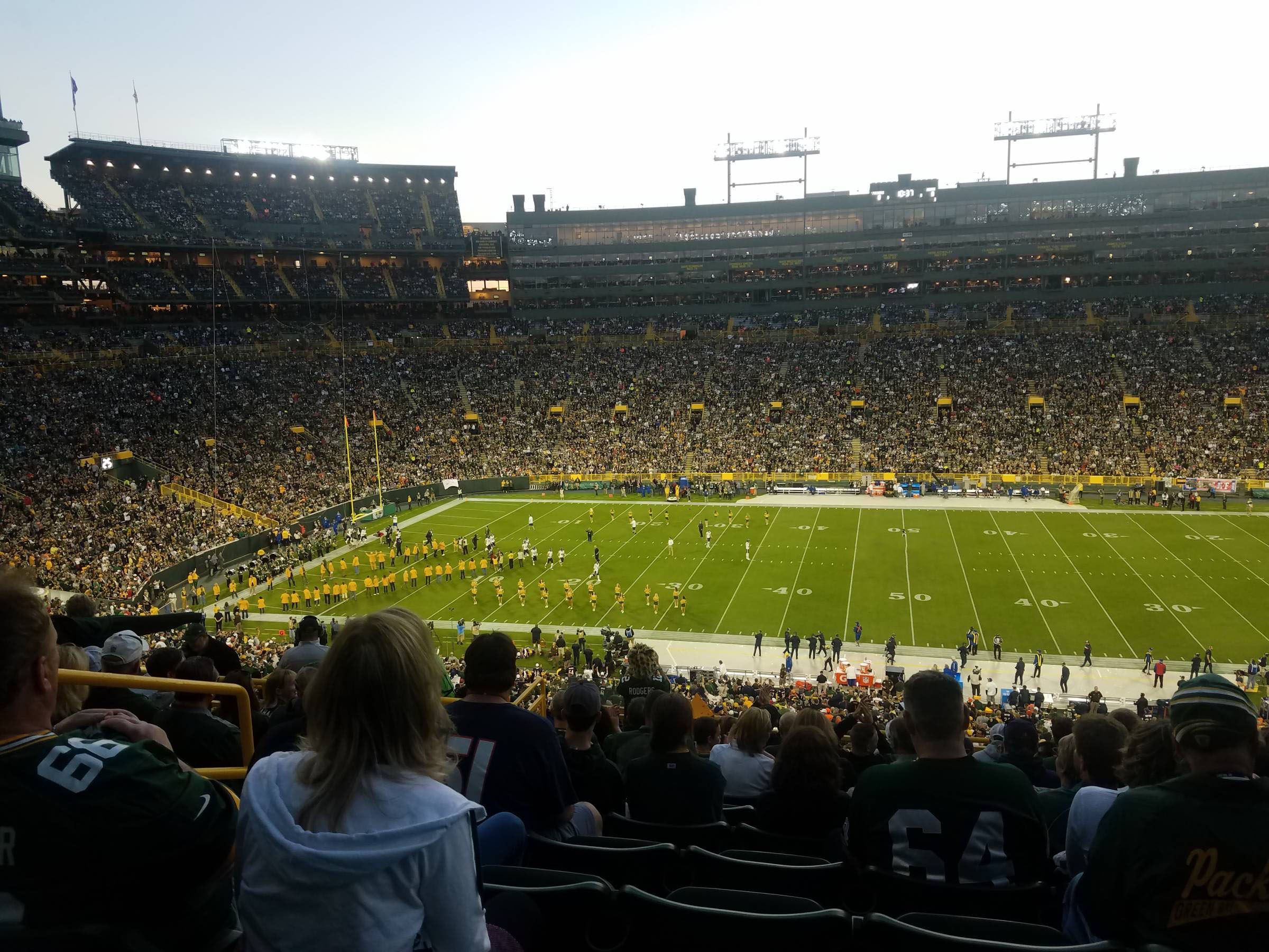 visitor team tunnel at lambeau