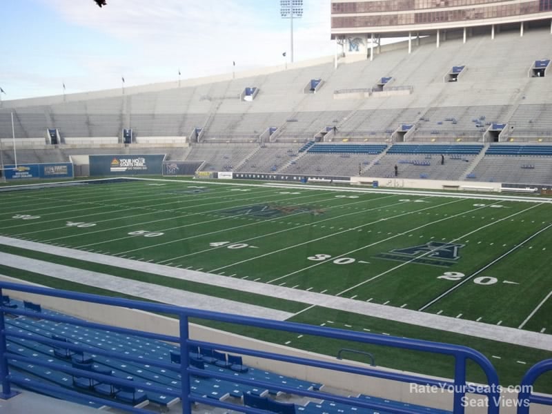 section 101, row 25 seat view  - liberty bowl stadium