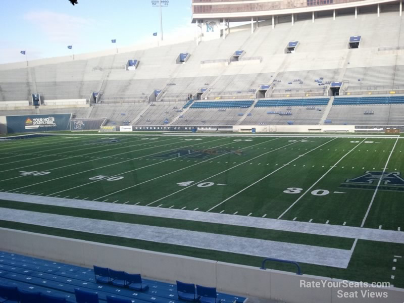 section 102, row 20 seat view  for football - liberty bowl stadium