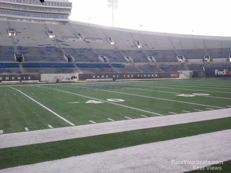 section 121, row 1 seat view  - liberty bowl stadium