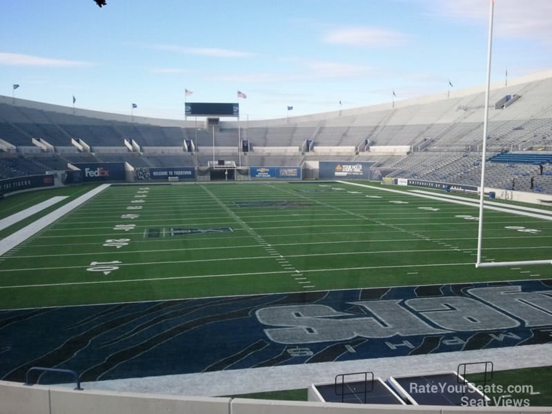 section 128, row 20 seat view  for football - liberty bowl stadium
