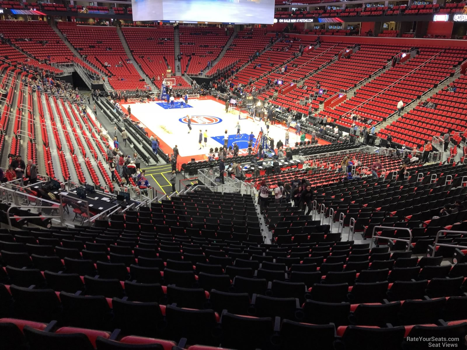 Little Caesars Arena Detailed Seating Chart