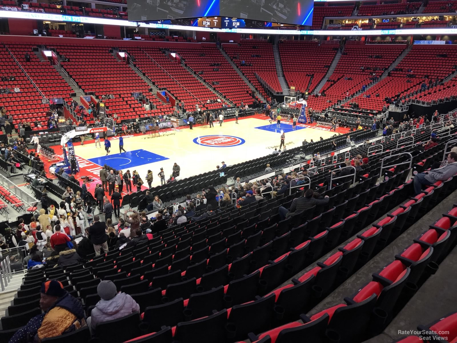 Little Caesars Arena Section 112 Detroit Pistons