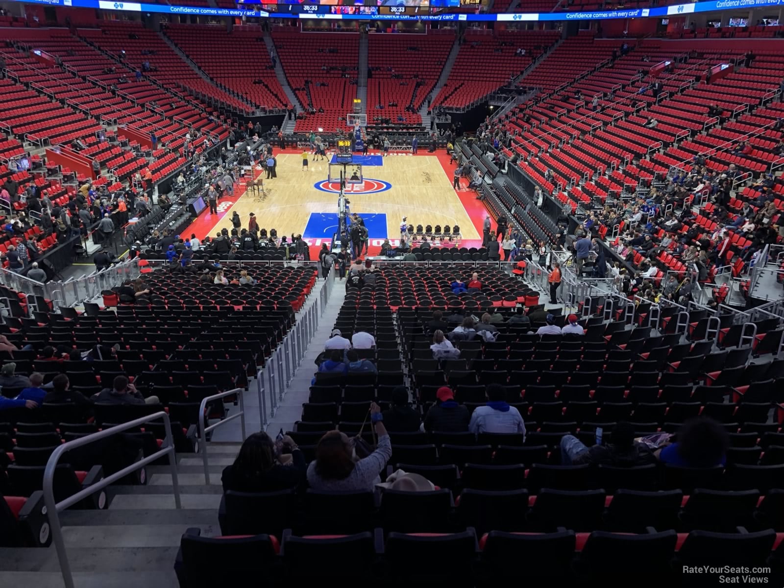 Little Caesars Arena Section 115 Detroit Pistons