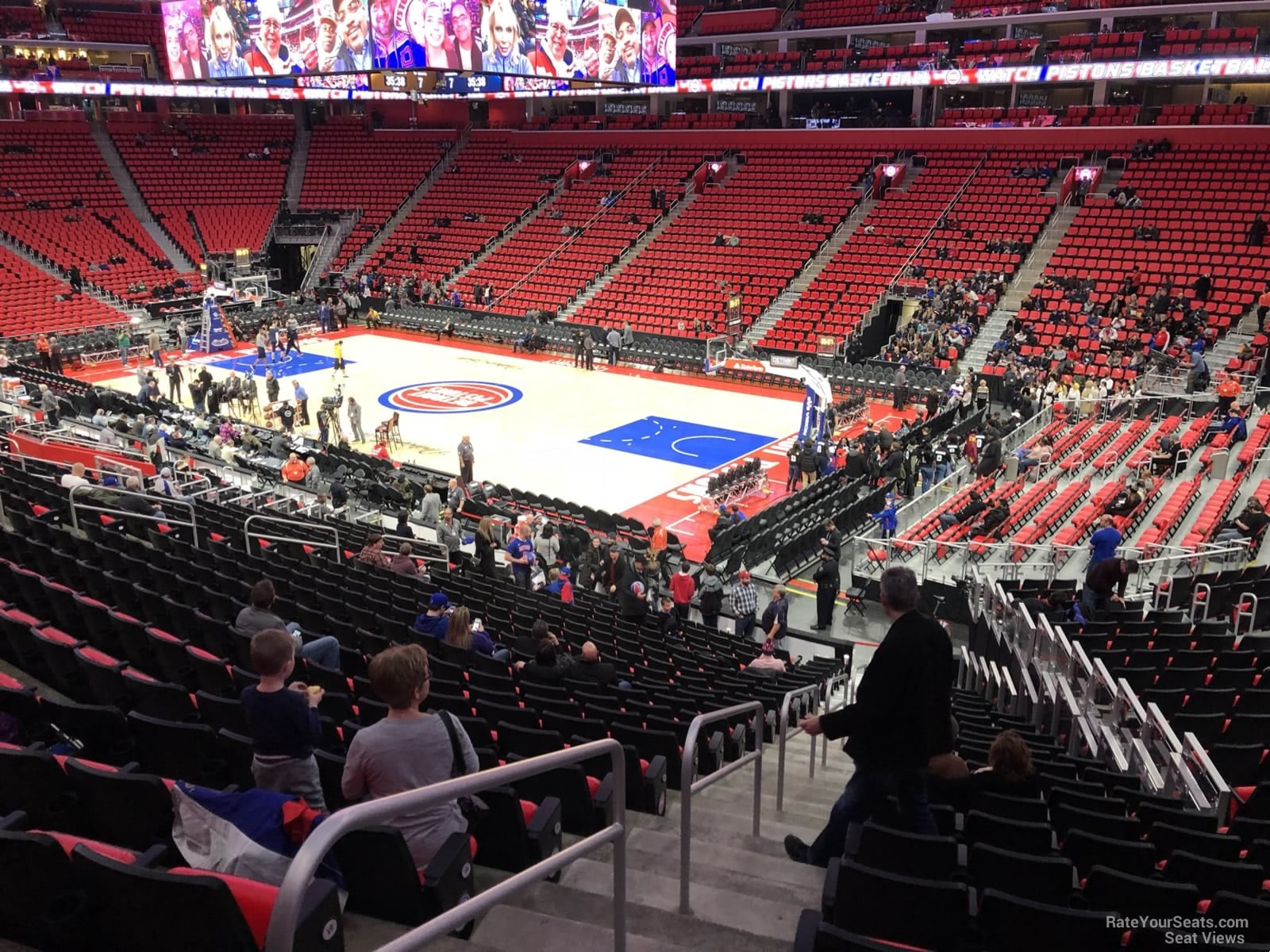 Section 118 at Little Caesars Arena Detroit Pistons
