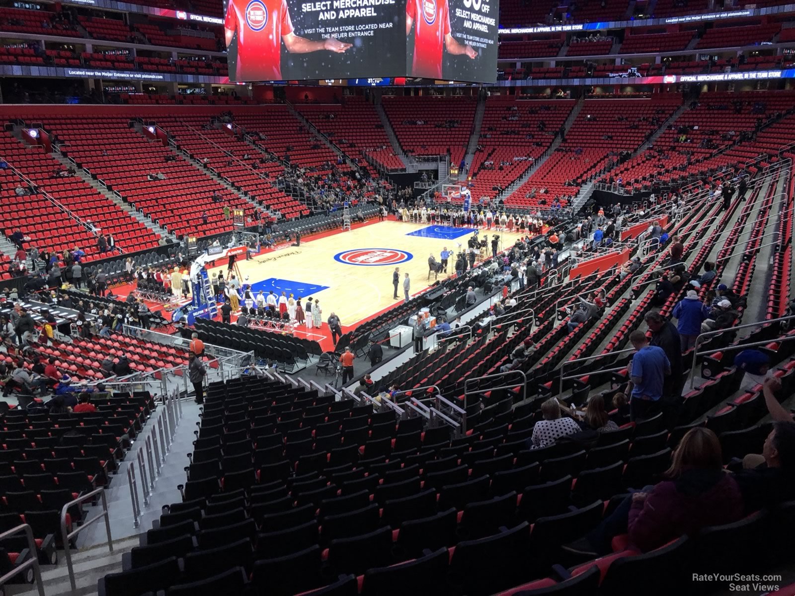 Little Caesars Arena Seating Chart Hockey