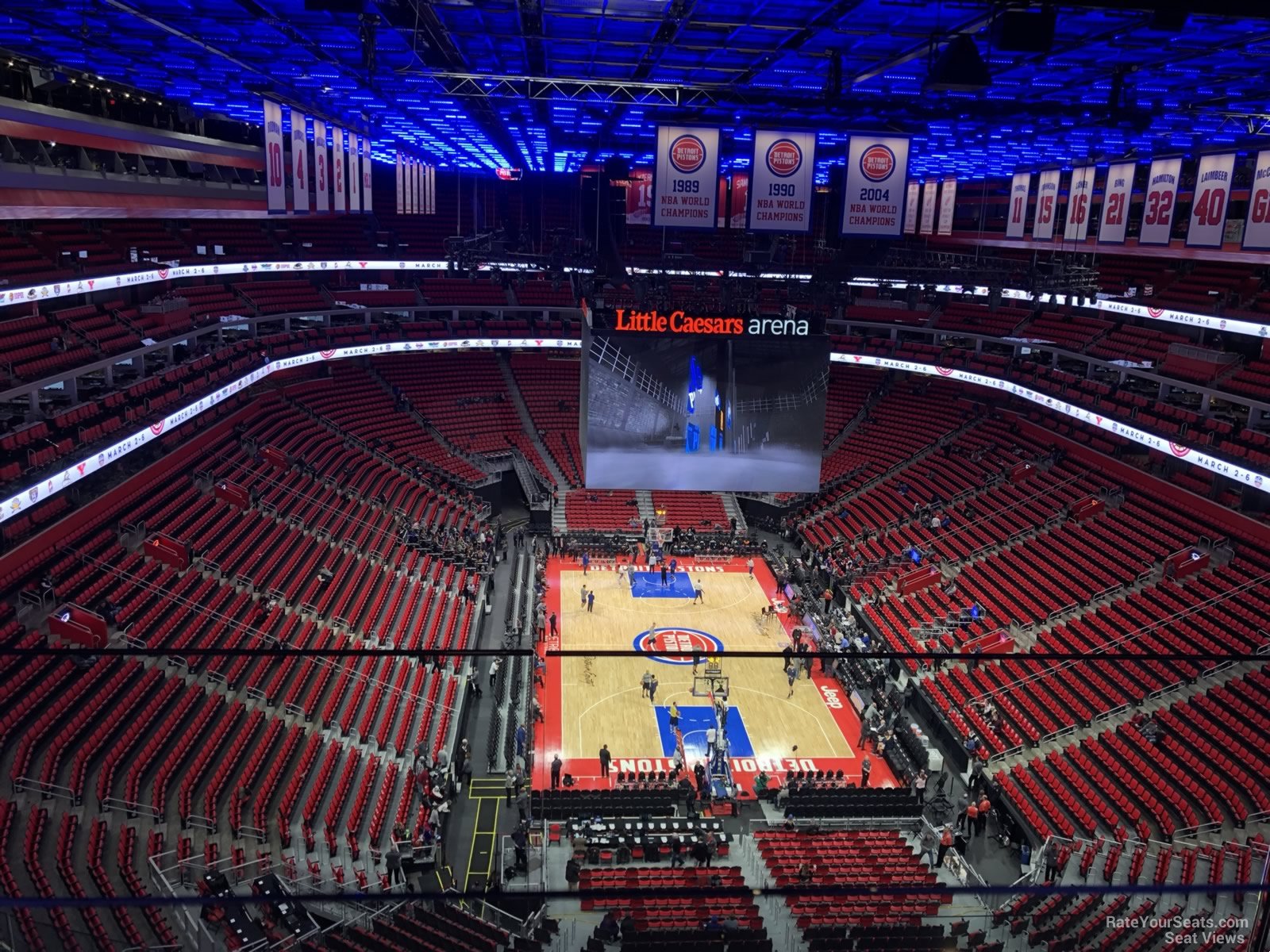 Little Caesars Arena Section 204 Detroit Pistons
