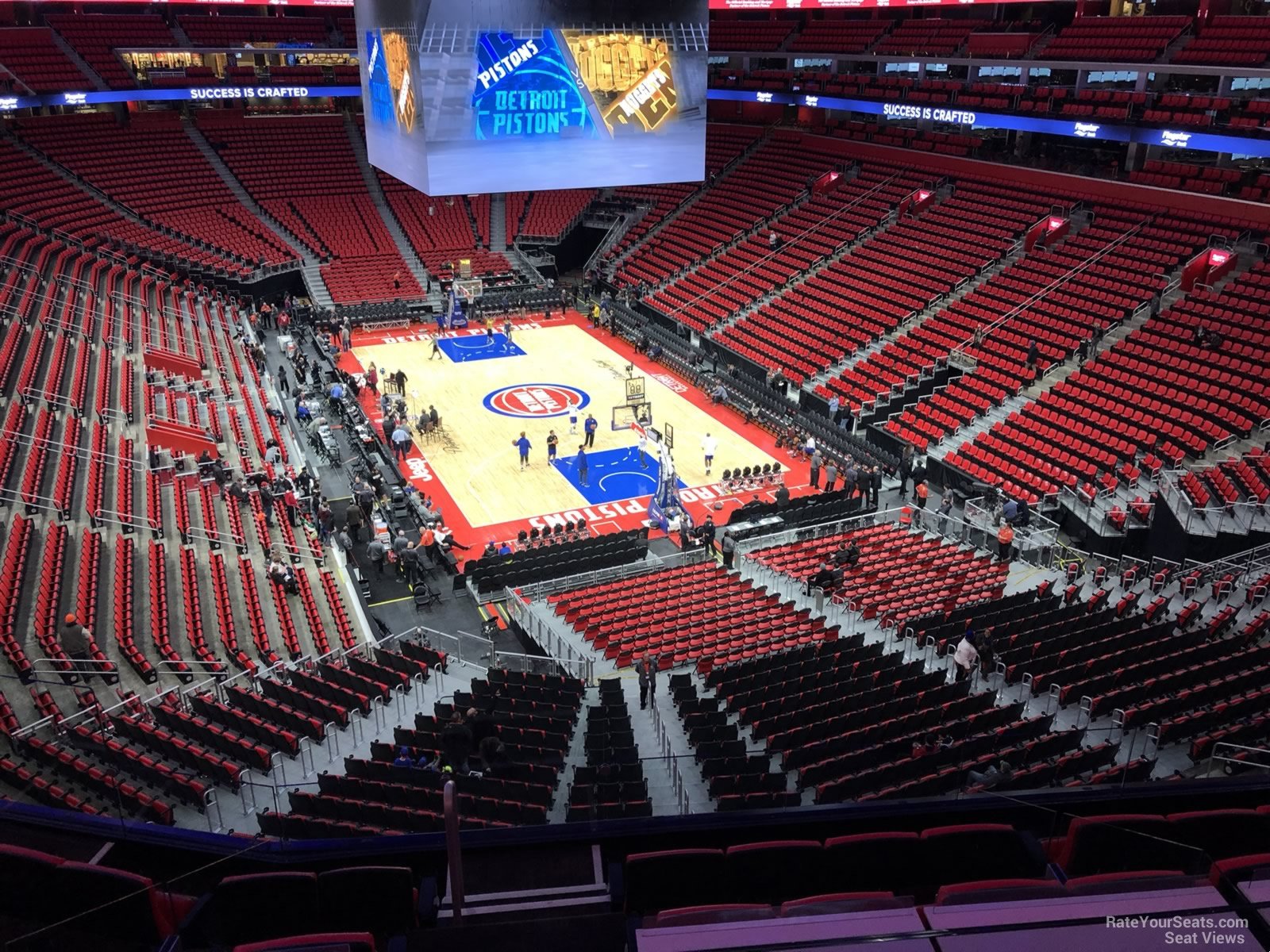 Pistons Seating Chart Rows