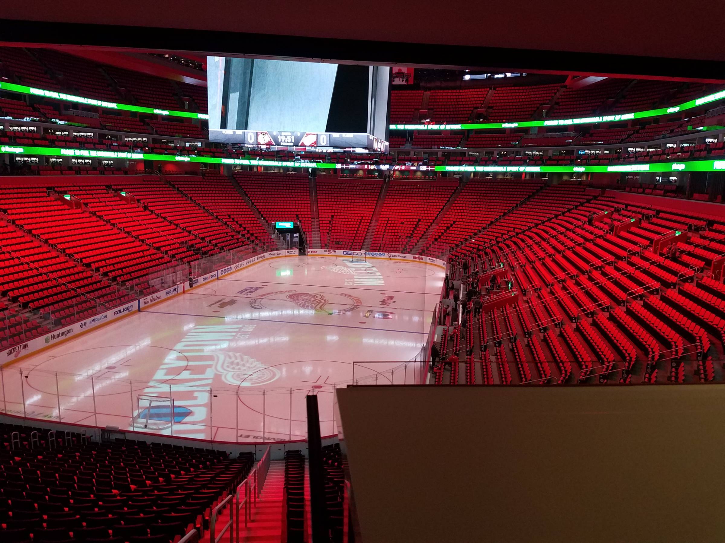 Detroit Red Wings Virtual Seating Chart