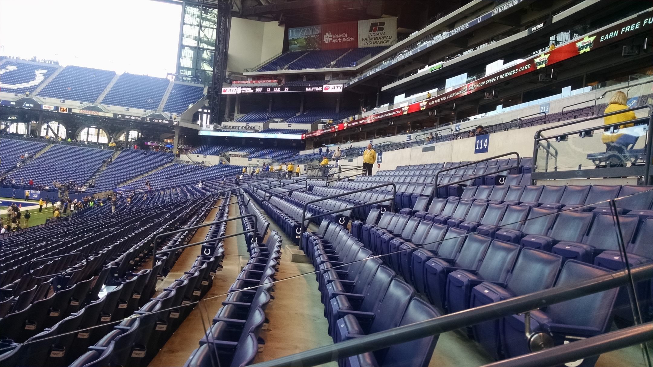 Lucas Oil Stadium Seating