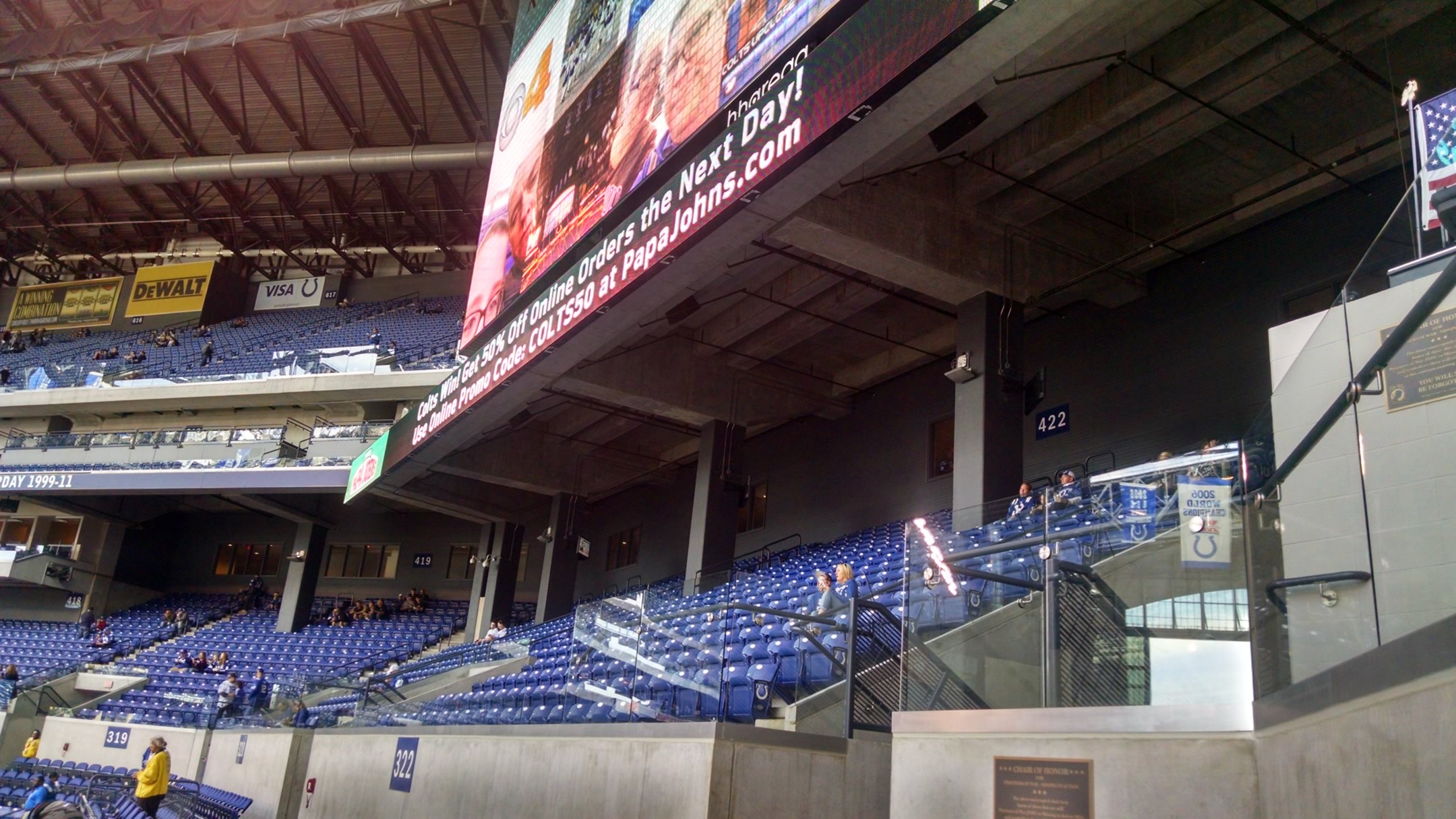 Lucas Oil Stadium Handicap Seating Chart