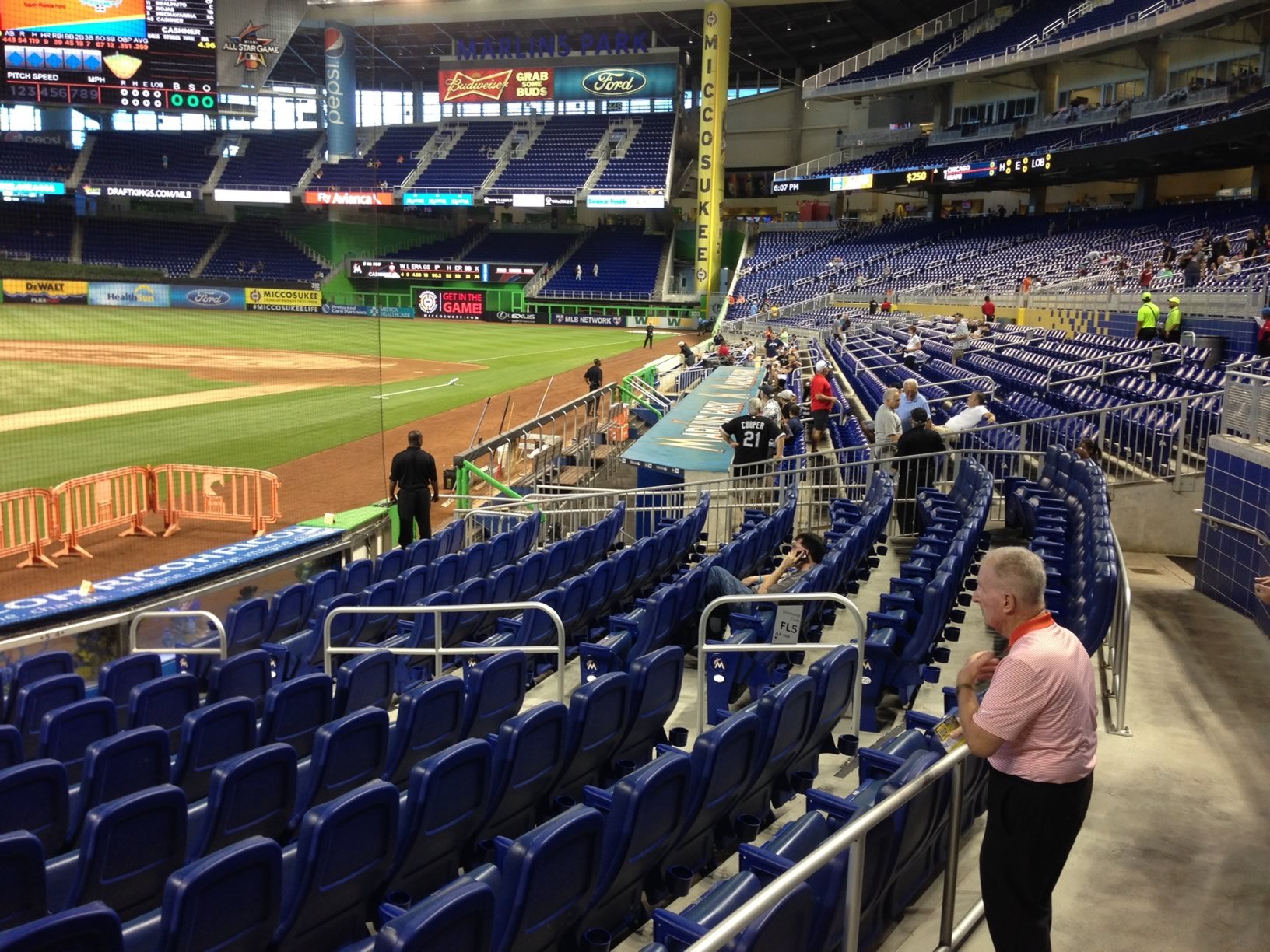 Marlins Park Visitor Dugout