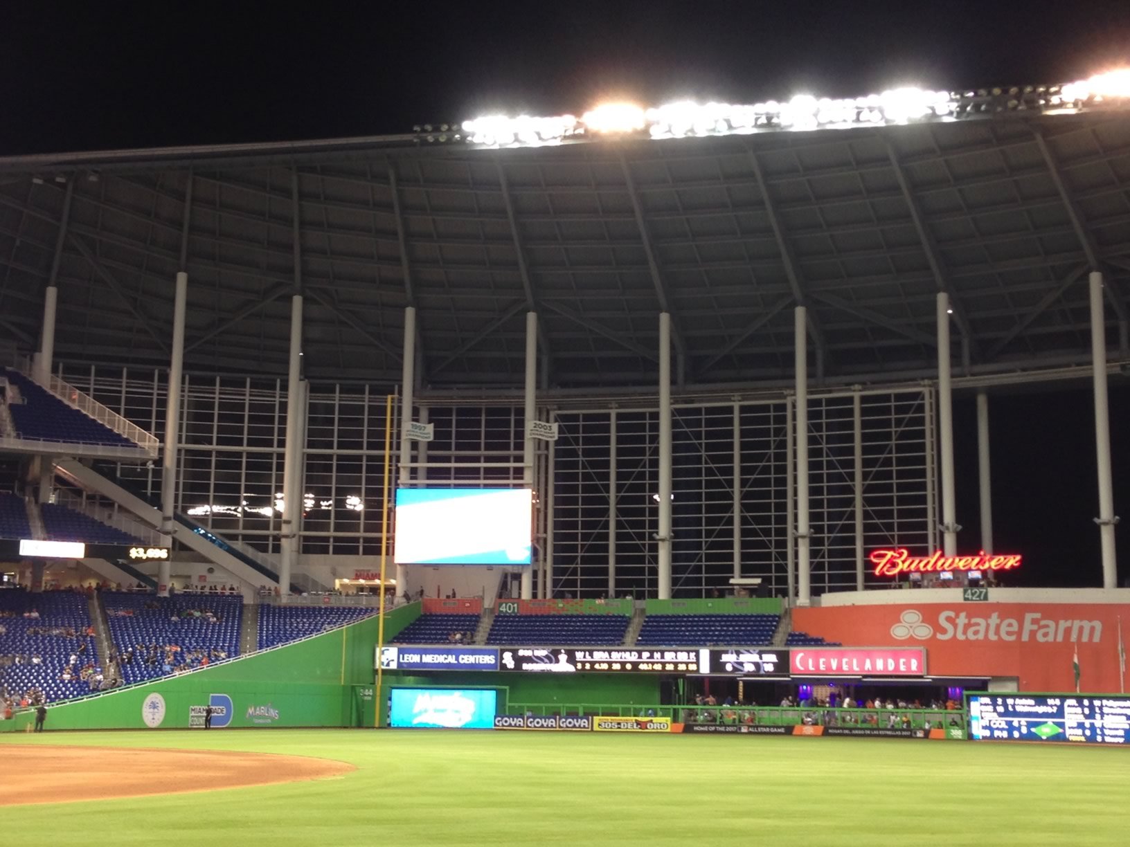 Marlins Park Left Field Seats