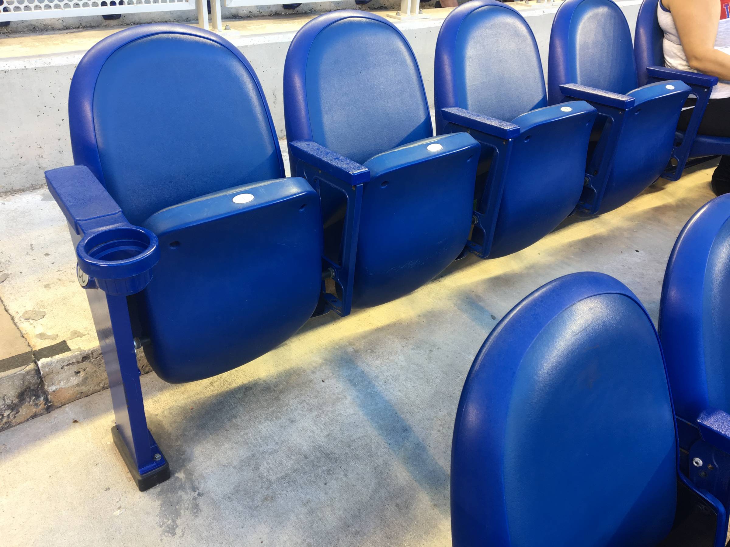 Dugout seats at Marlins Park
