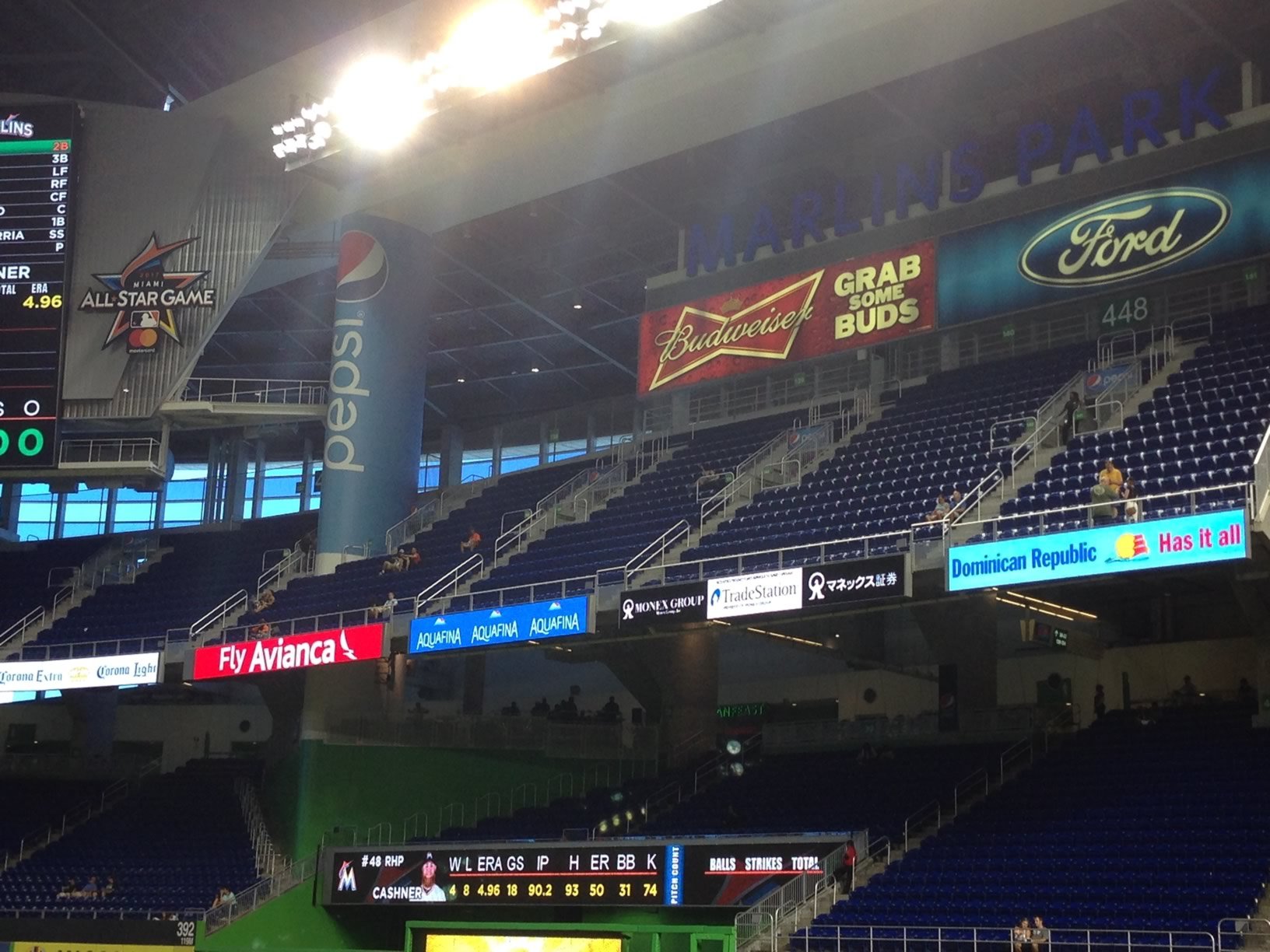 Marlins Park Home Run Porch