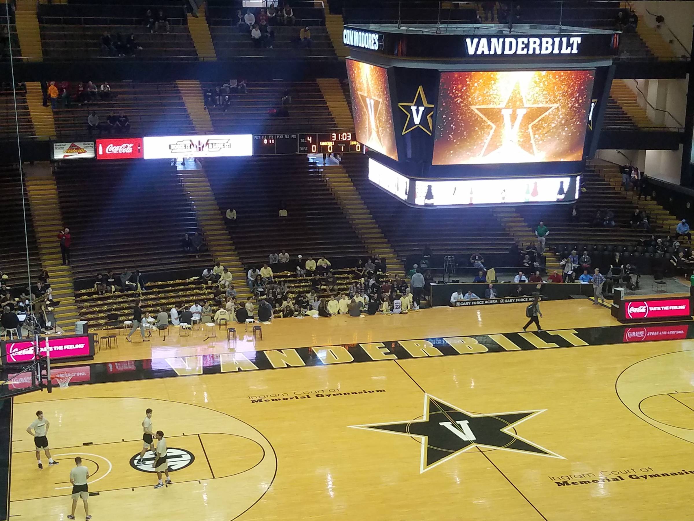 Vanderbilt Memorial Gym Seating Chart