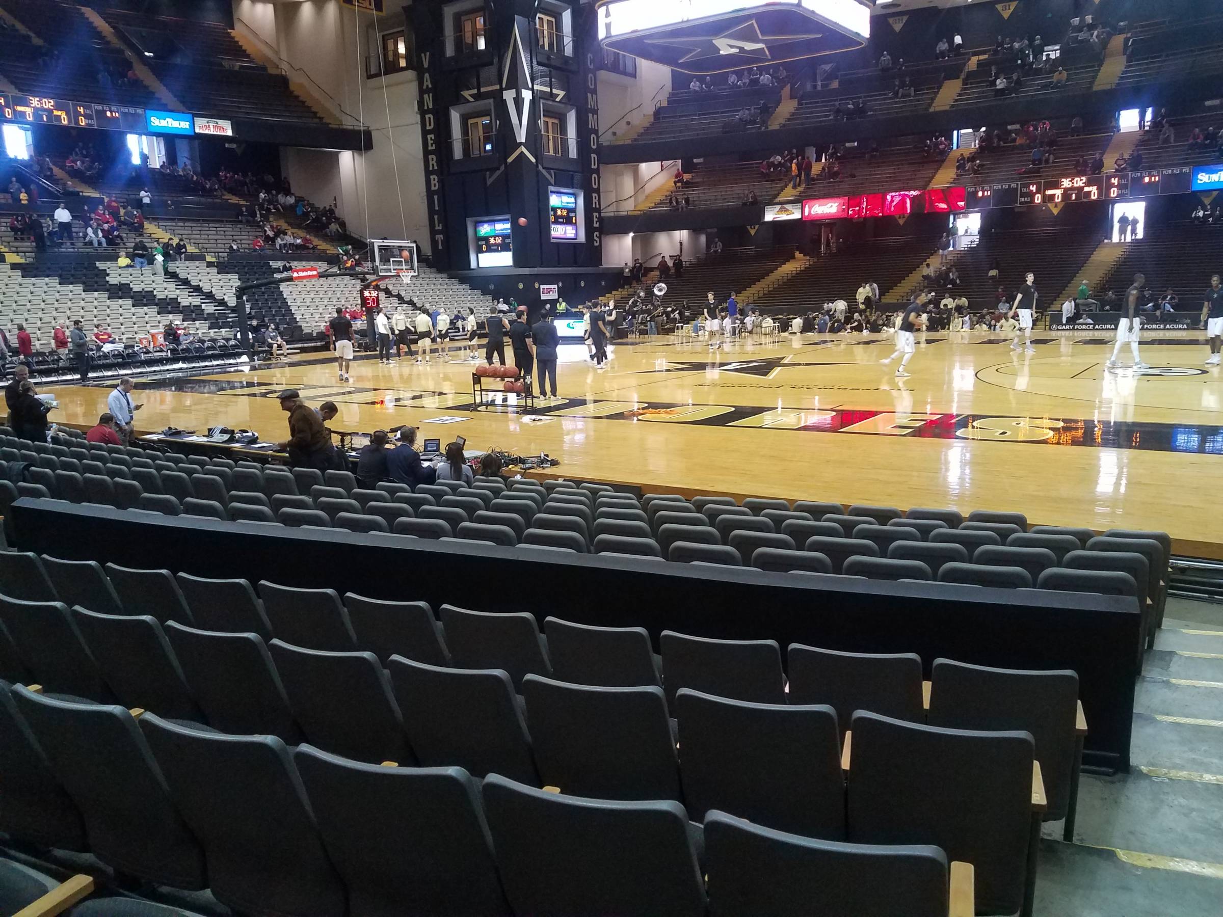 Vanderbilt Basketball Seating Chart