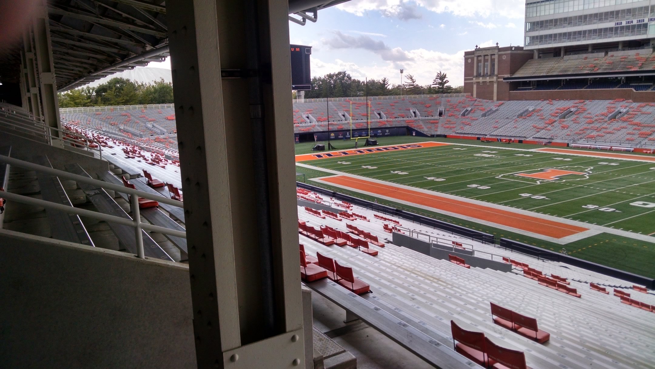 Memorial Stadium Champaign Seating Chart With Rows