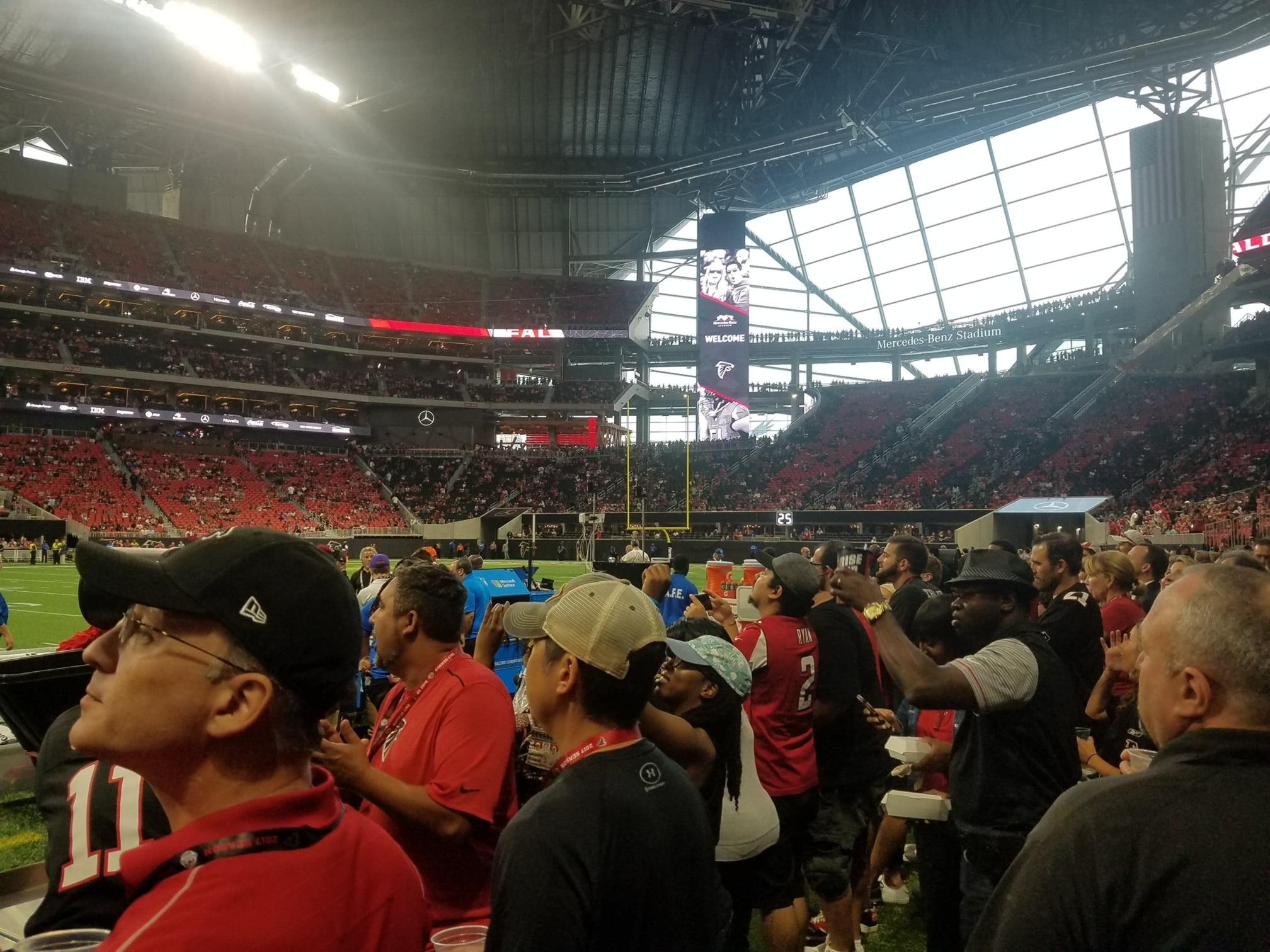 club seats field access