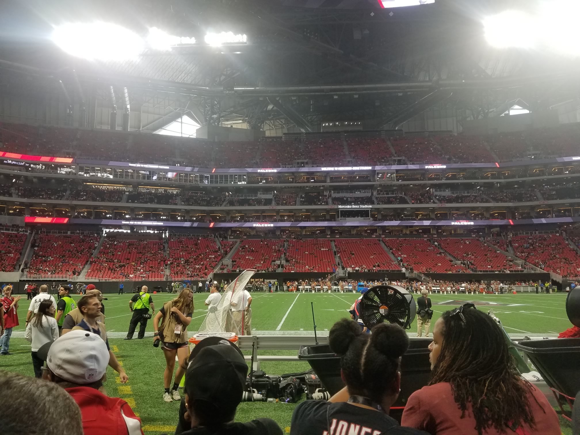 mercedes-benz stadium on-field patio