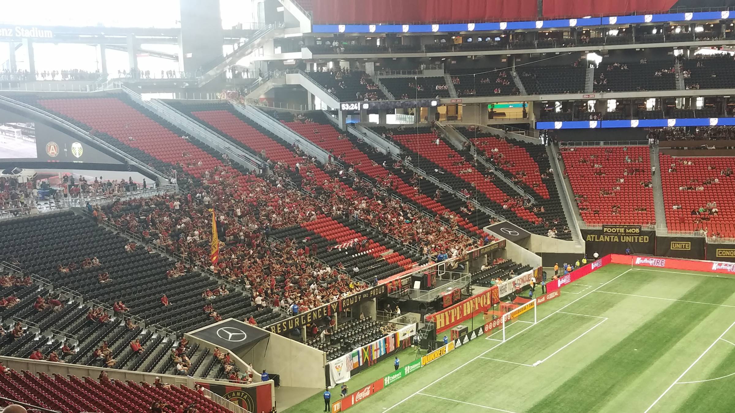 atl united supporters sections