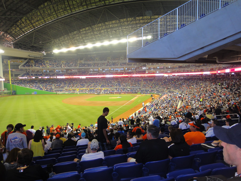 section 28 seat view  for baseball - loandepot park
