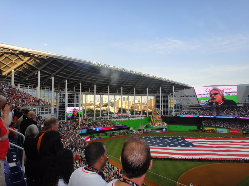 left field roof at loandepot park