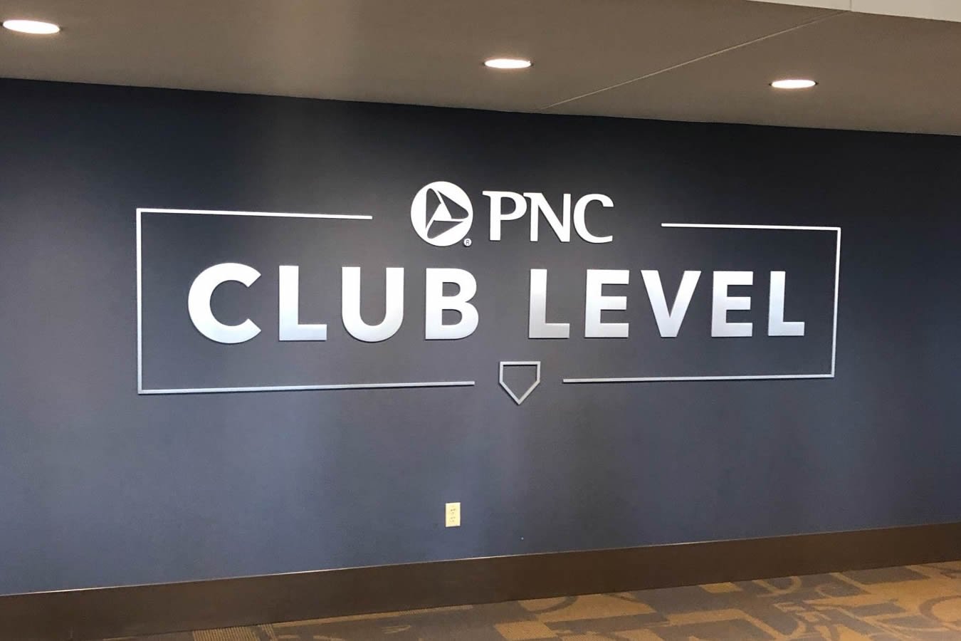 american family field club level sign