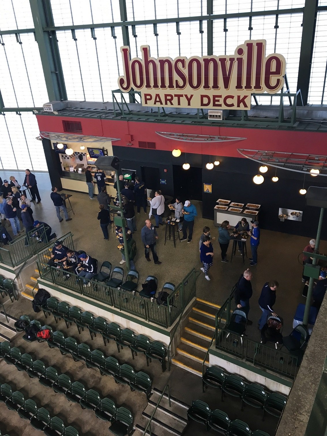 Party Deck at american family field