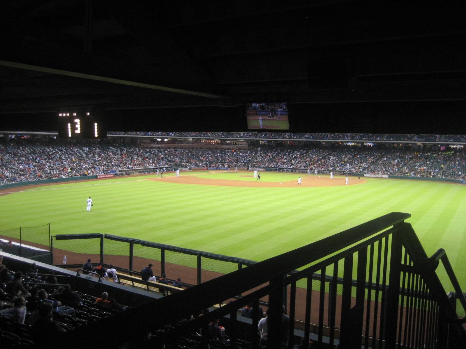 Budweiser Patio view