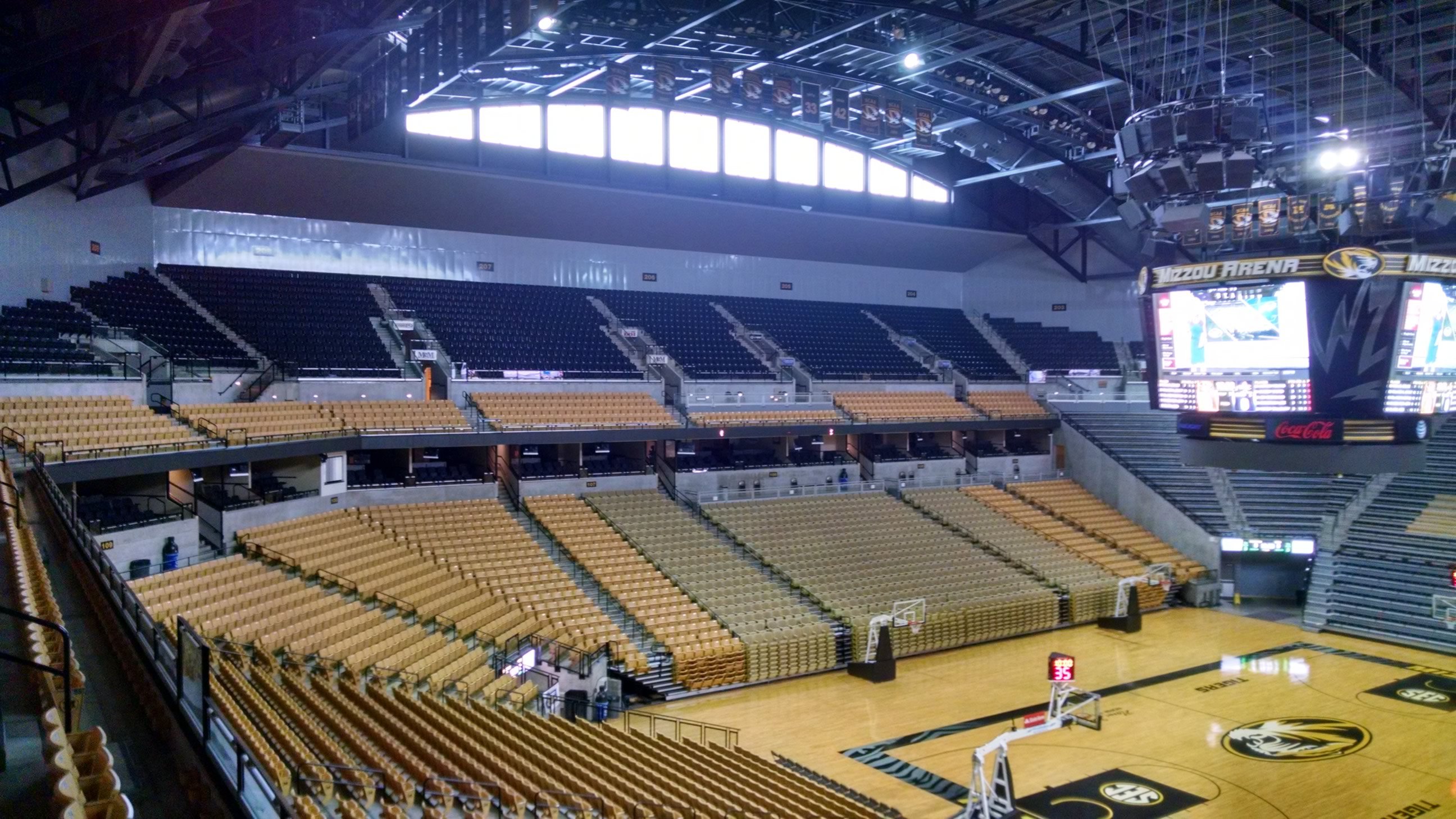 Mizzou Arena Seating Chart With Seat Numbers