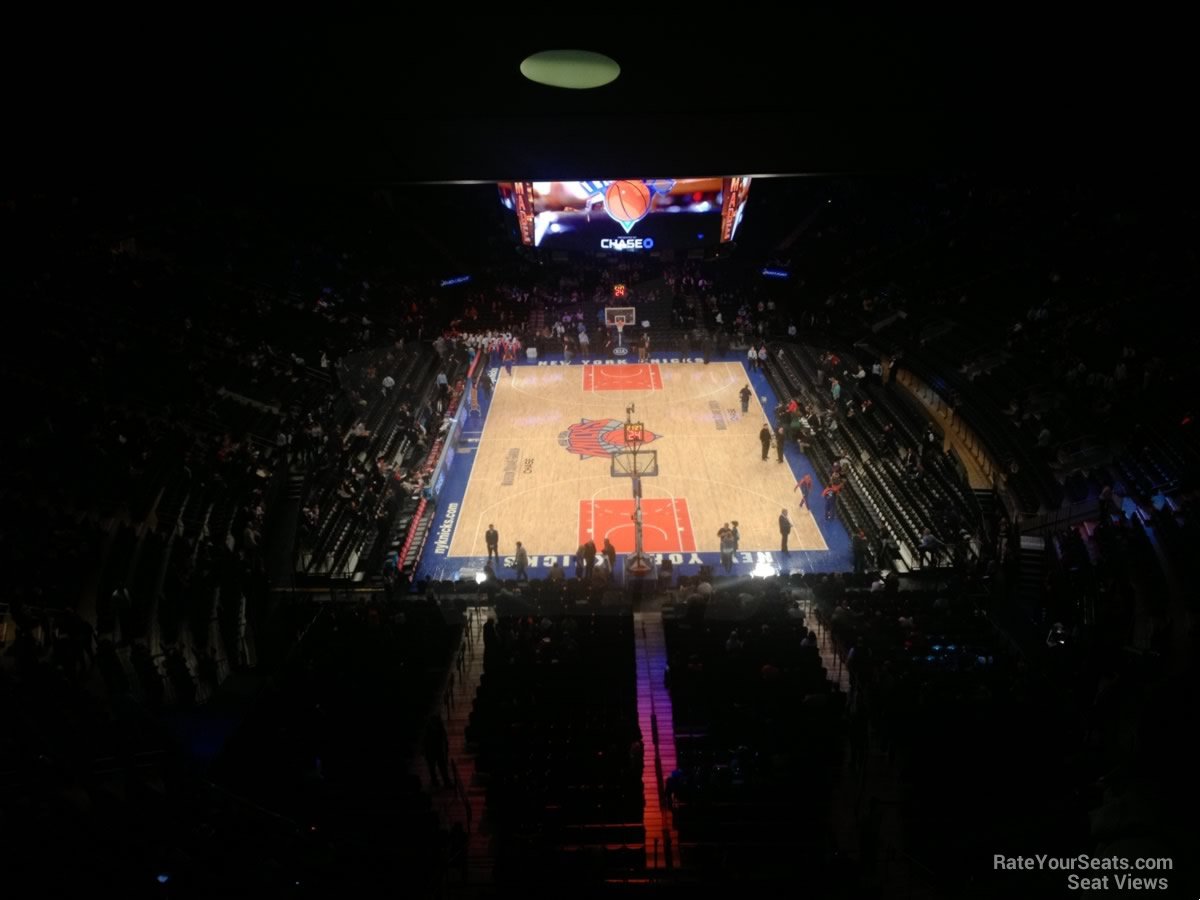 section 416, row 1 seat view  for basketball - madison square garden