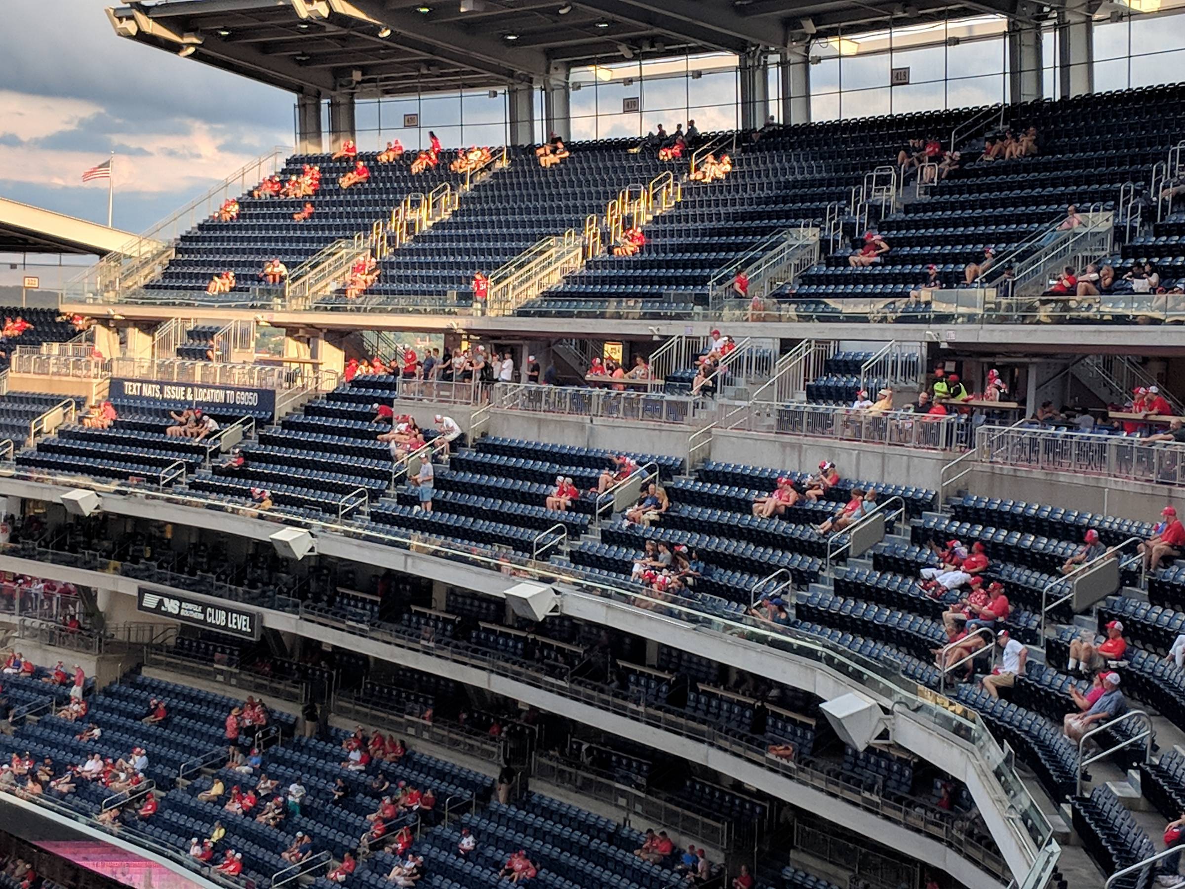 upper level seats at Nationals Park