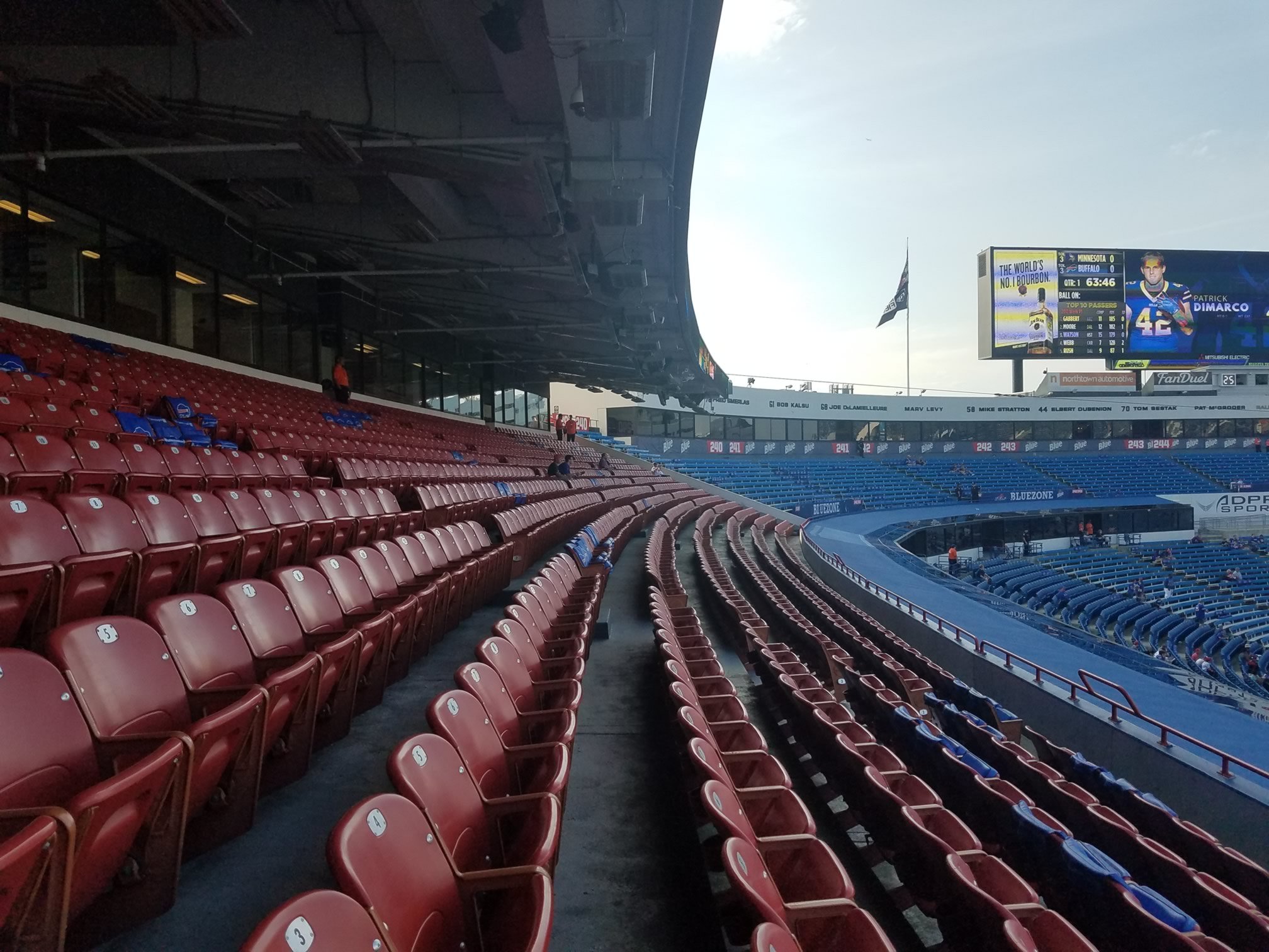 highmark stadium seating view