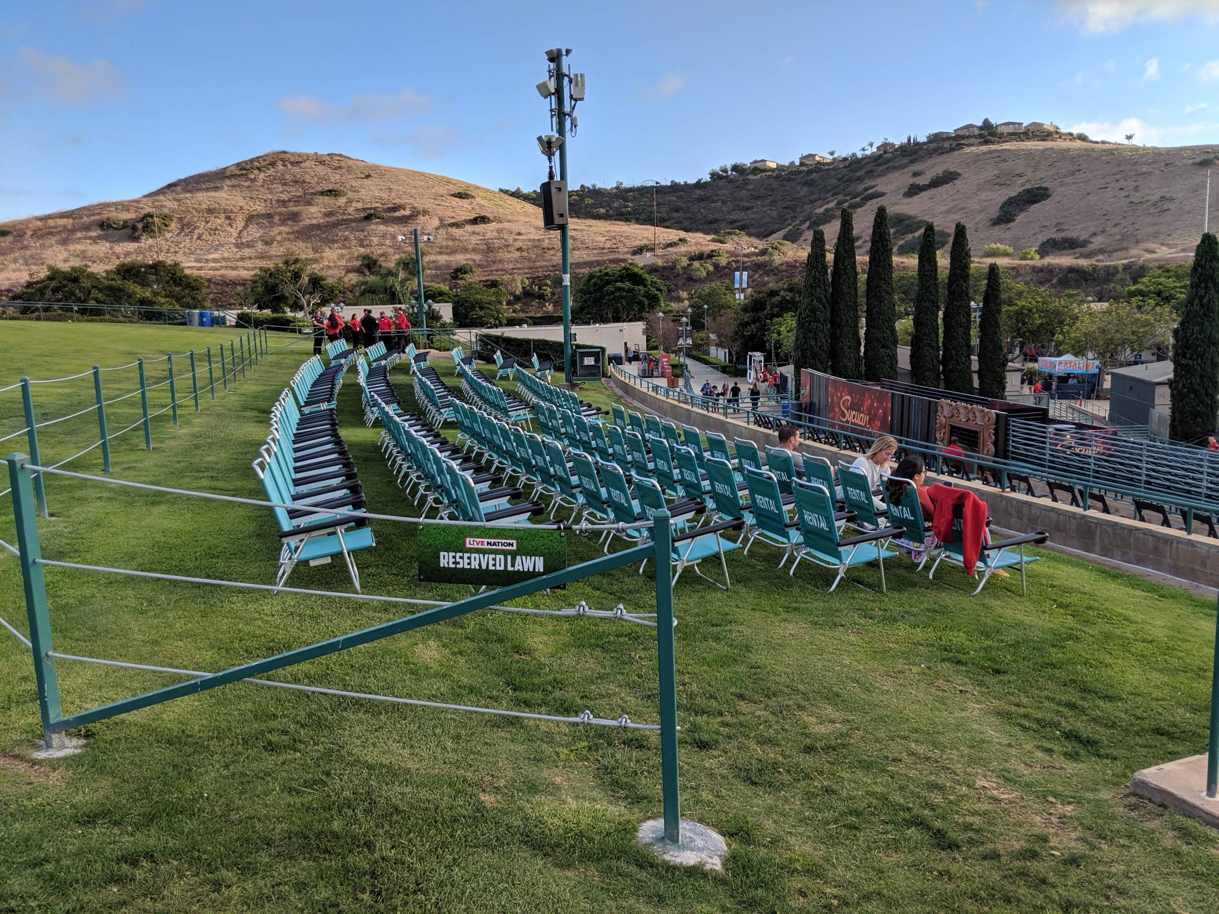 Reserved Lawn seats at North Island Credit Union Amphitheatre