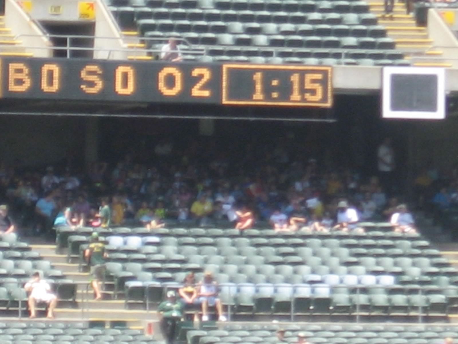 Oakland Coliseum Seating Chart Baseball