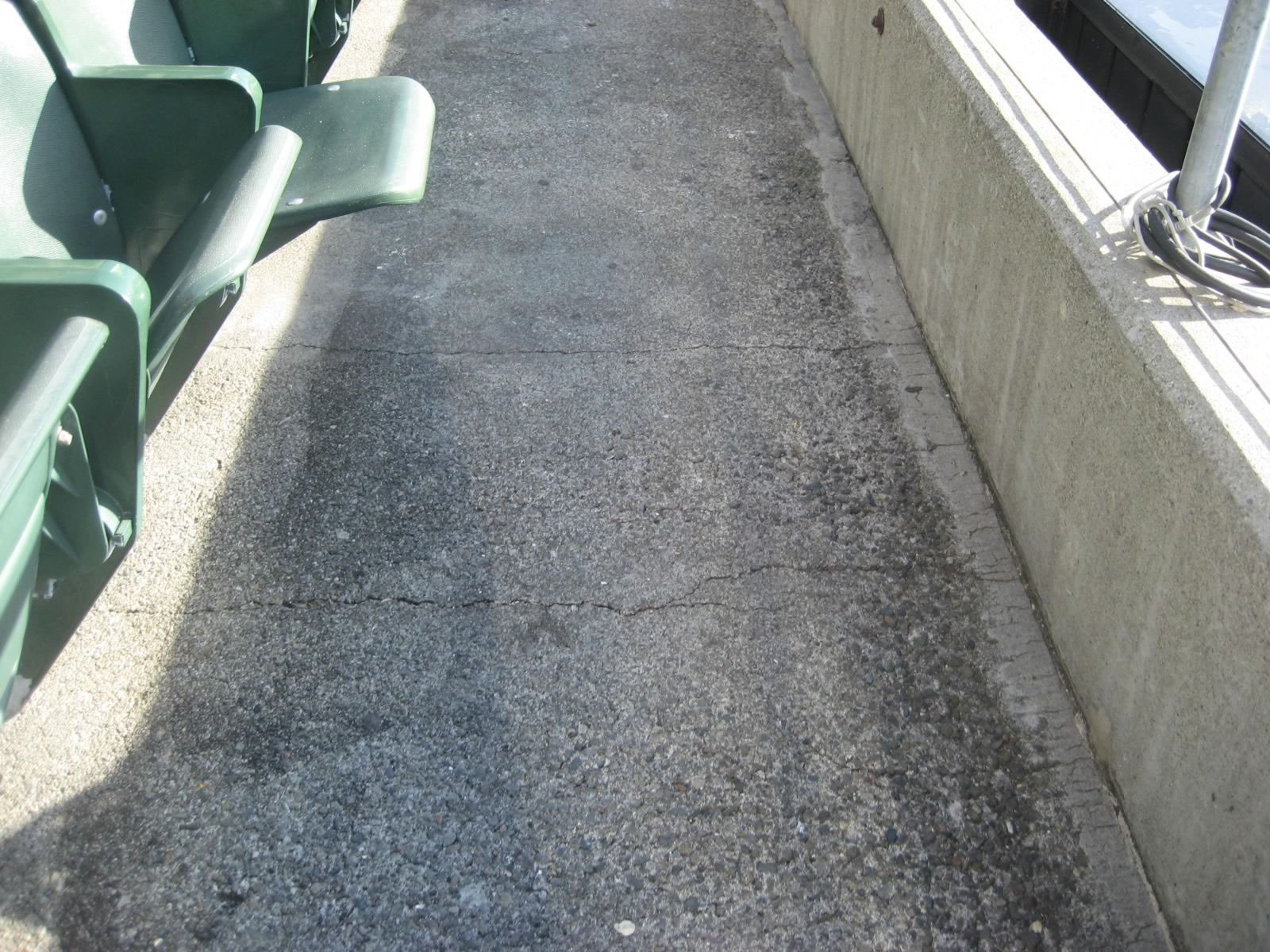 Oakland Coliseum Plaza Level legroom