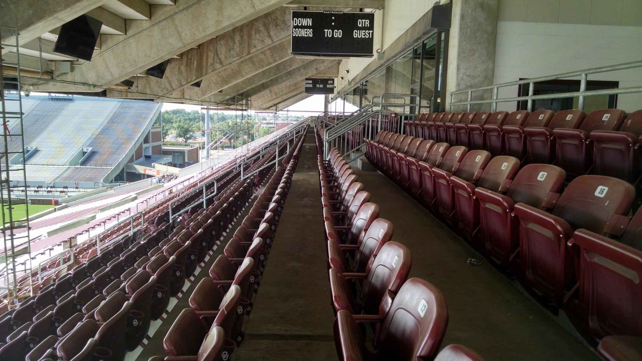 Oklahoma Memorial Seating Chart