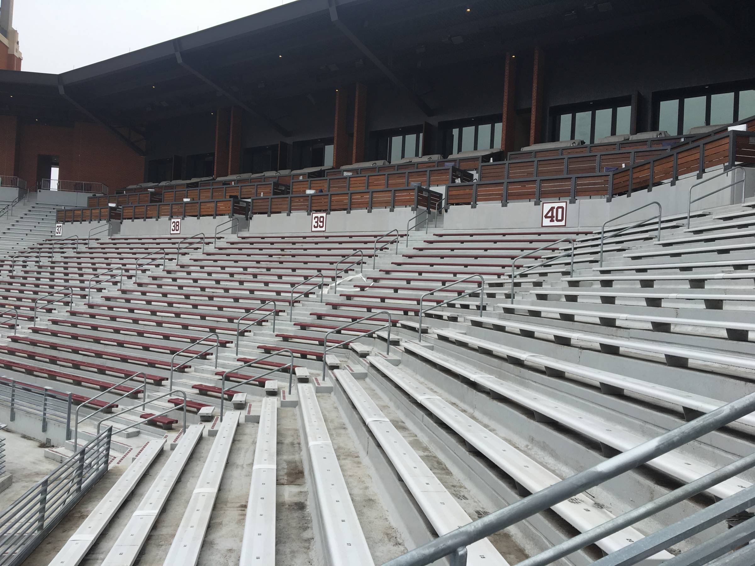 Loge Boxes 37-40 at Oklahoma Memorial Stadium 