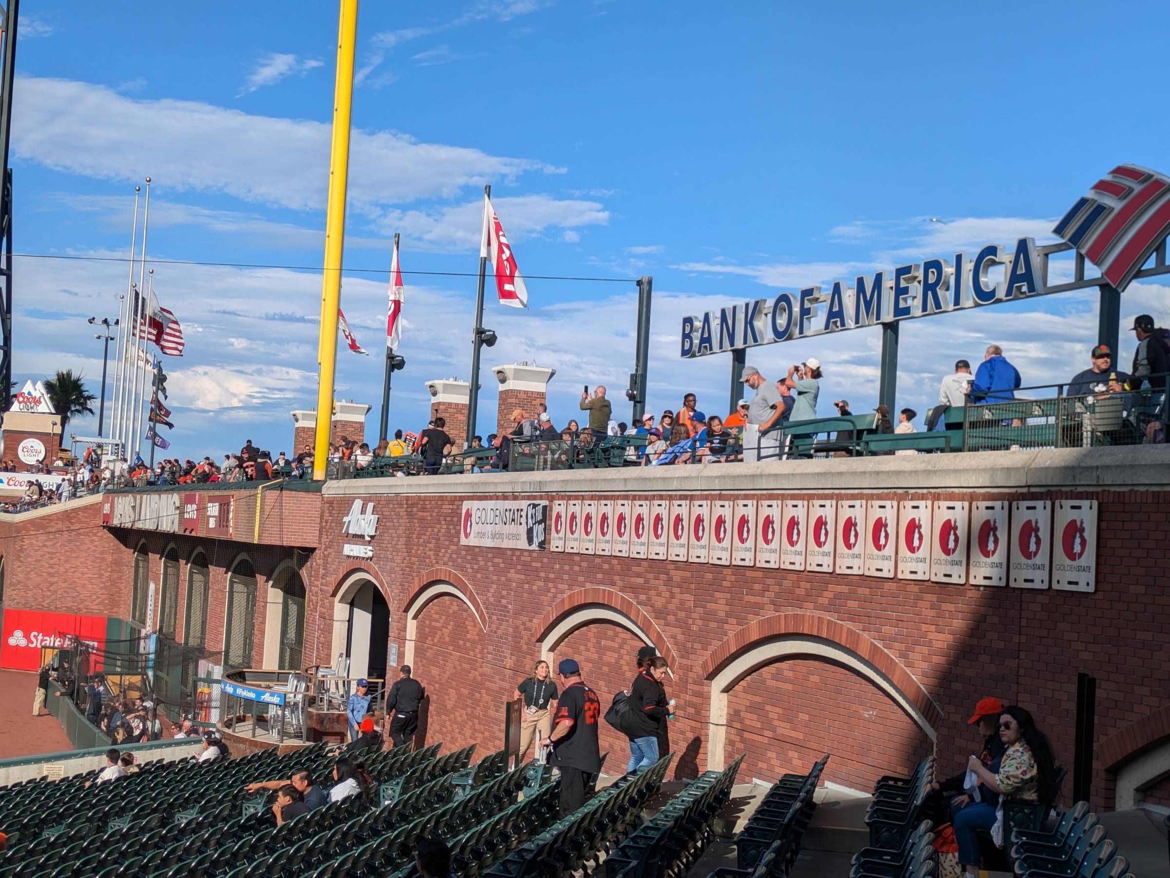 oracle park arcade seats