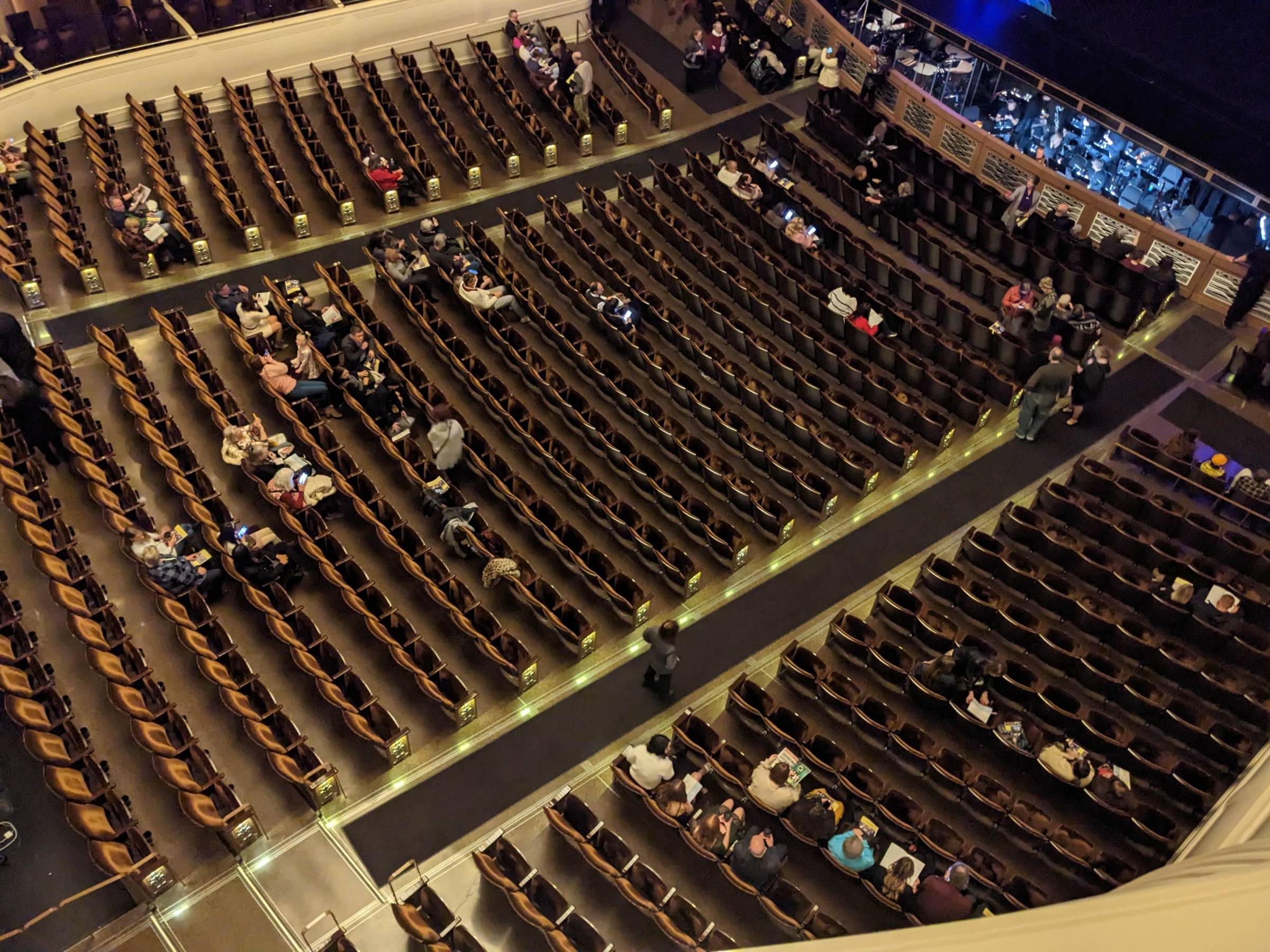 orchestra seats at reynolds hall at smith center