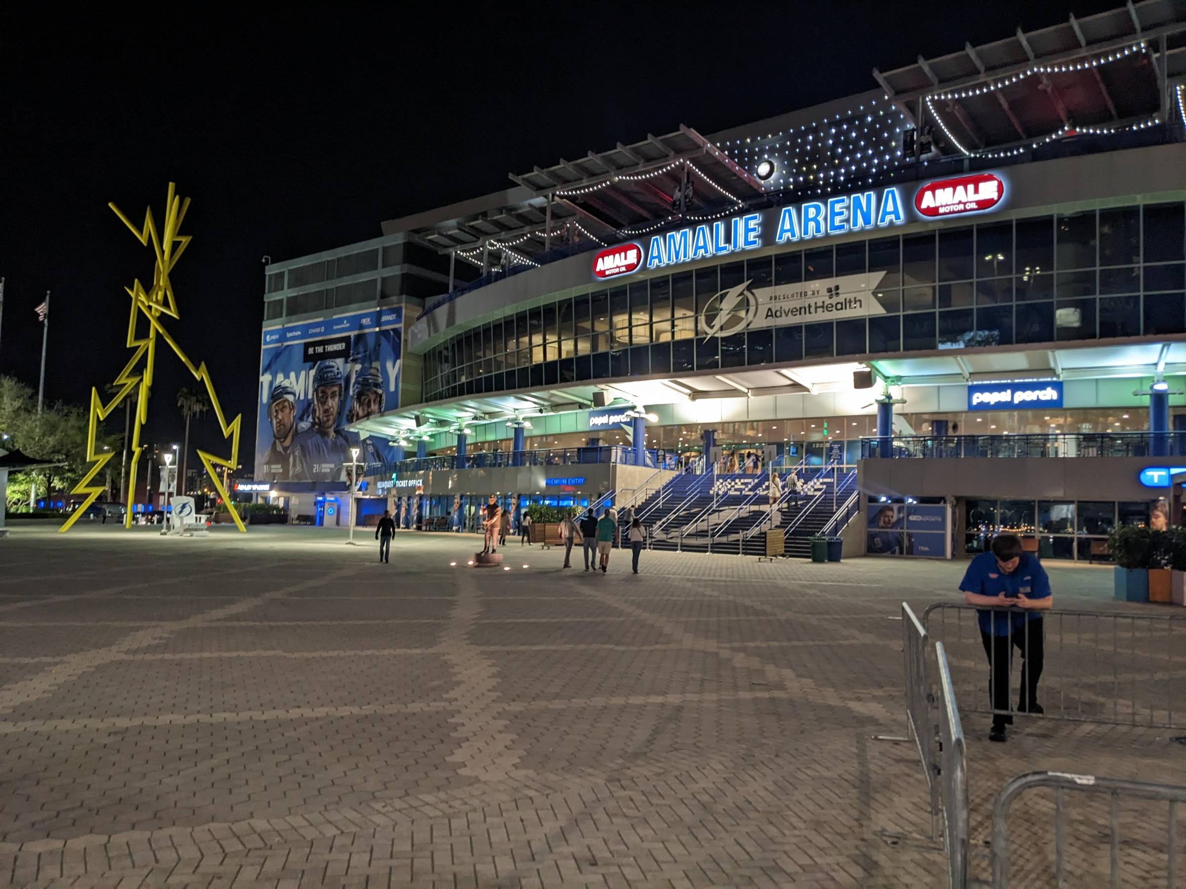 outside amalie arena