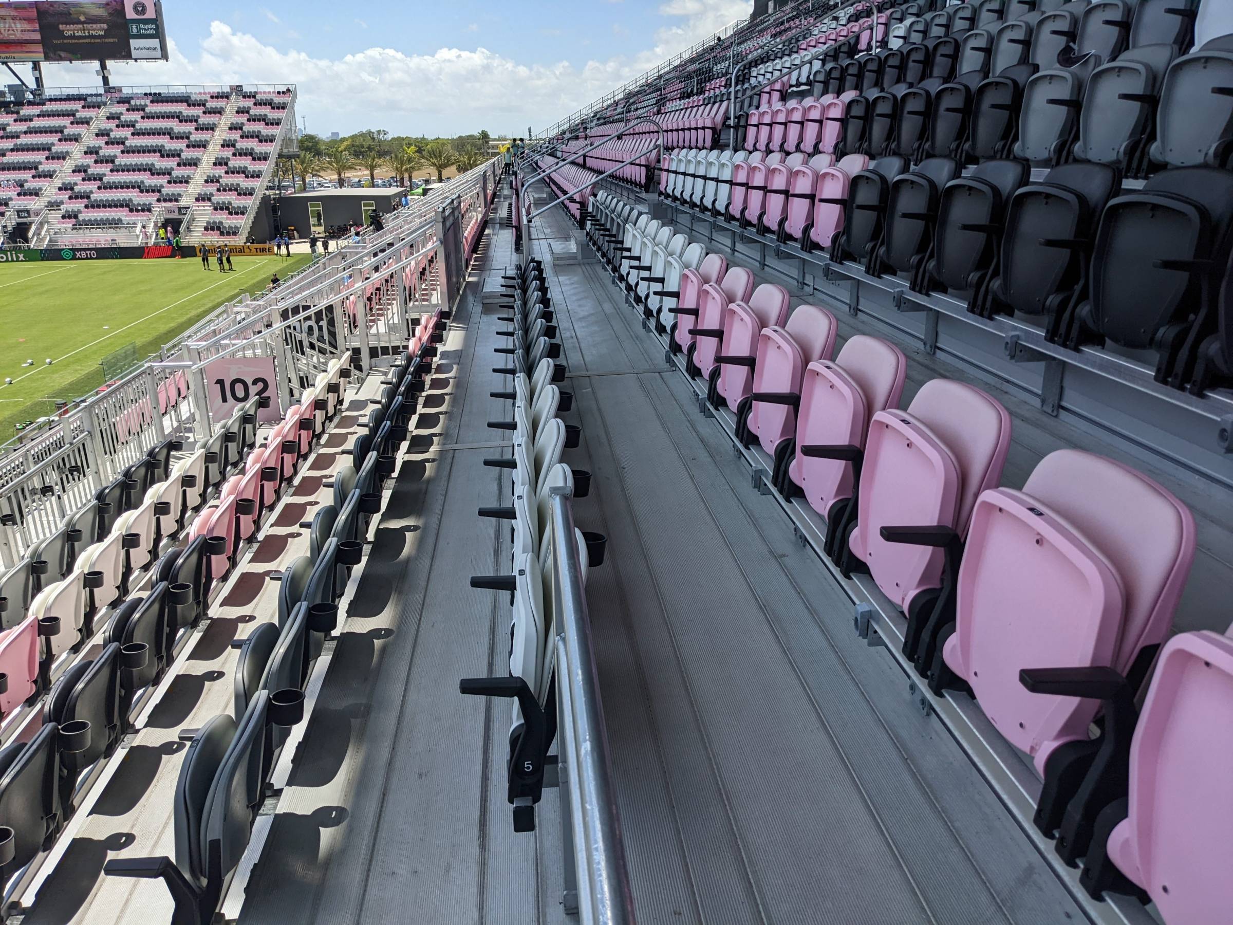 padded seats drv pnk stadium