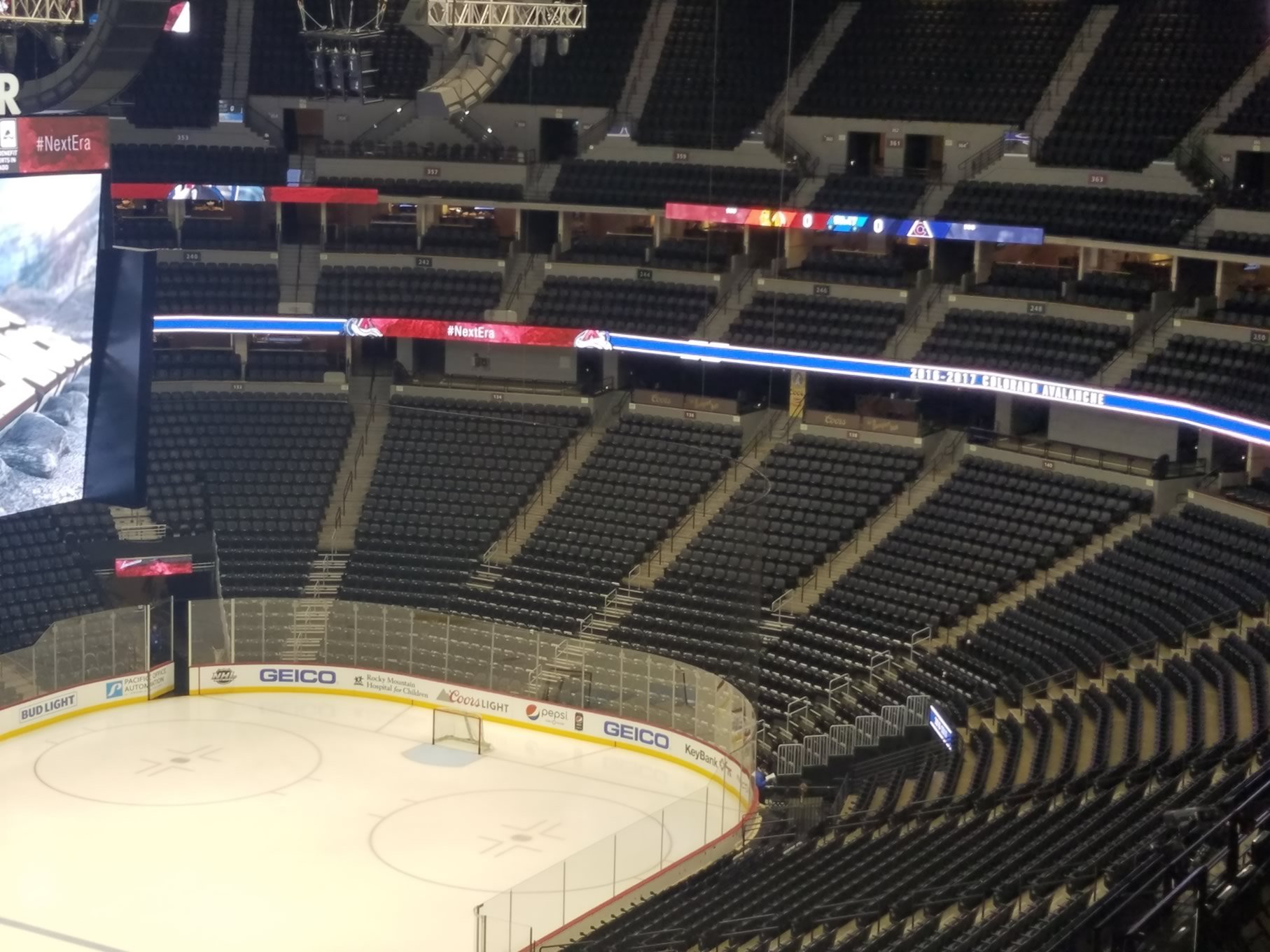 Pepsi Center Denver Colorado Seating Chart