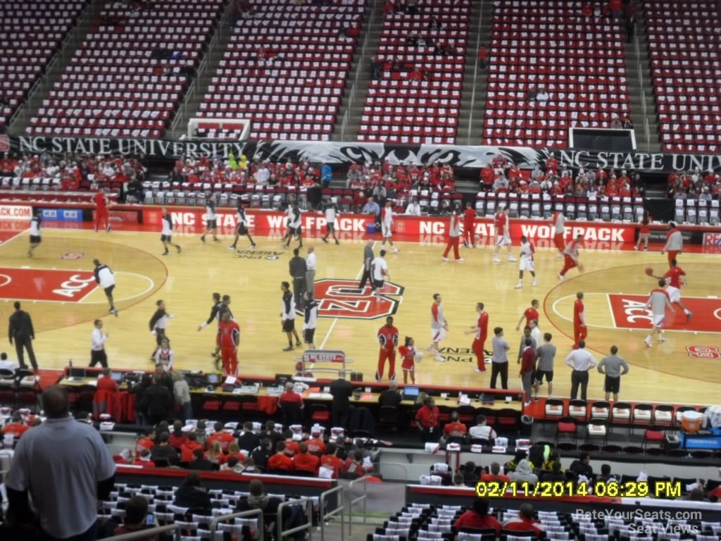 section 118 seat view  for basketball - lenovo center