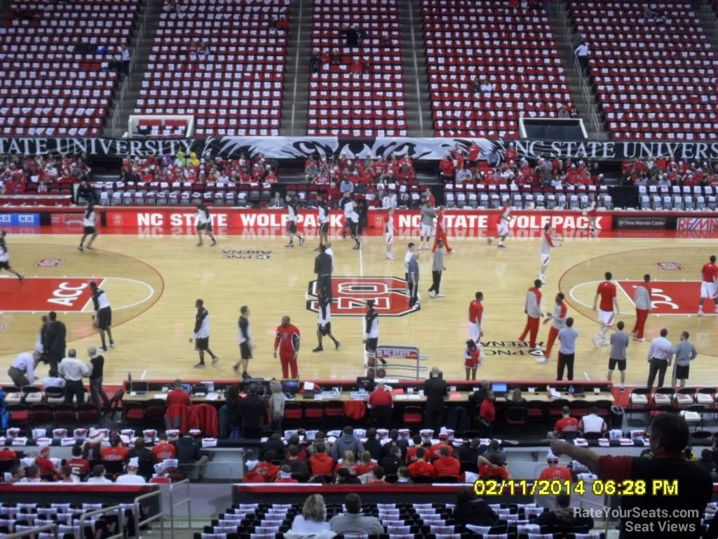 section 119 seat view  for basketball - lenovo center
