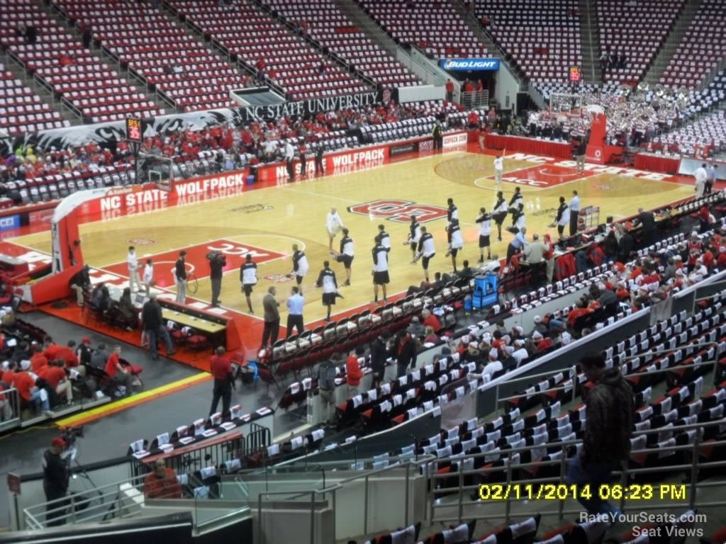 section 123 seat view  for basketball - pnc arena