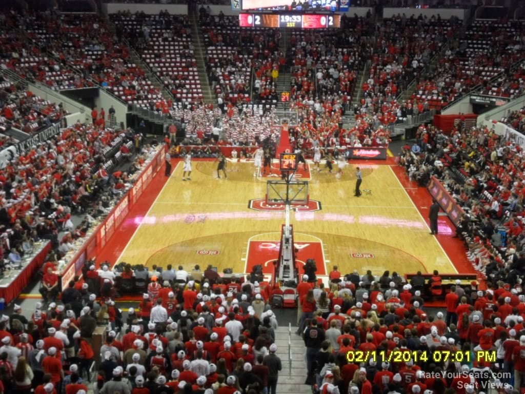 section 125 seat view  for basketball - pnc arena